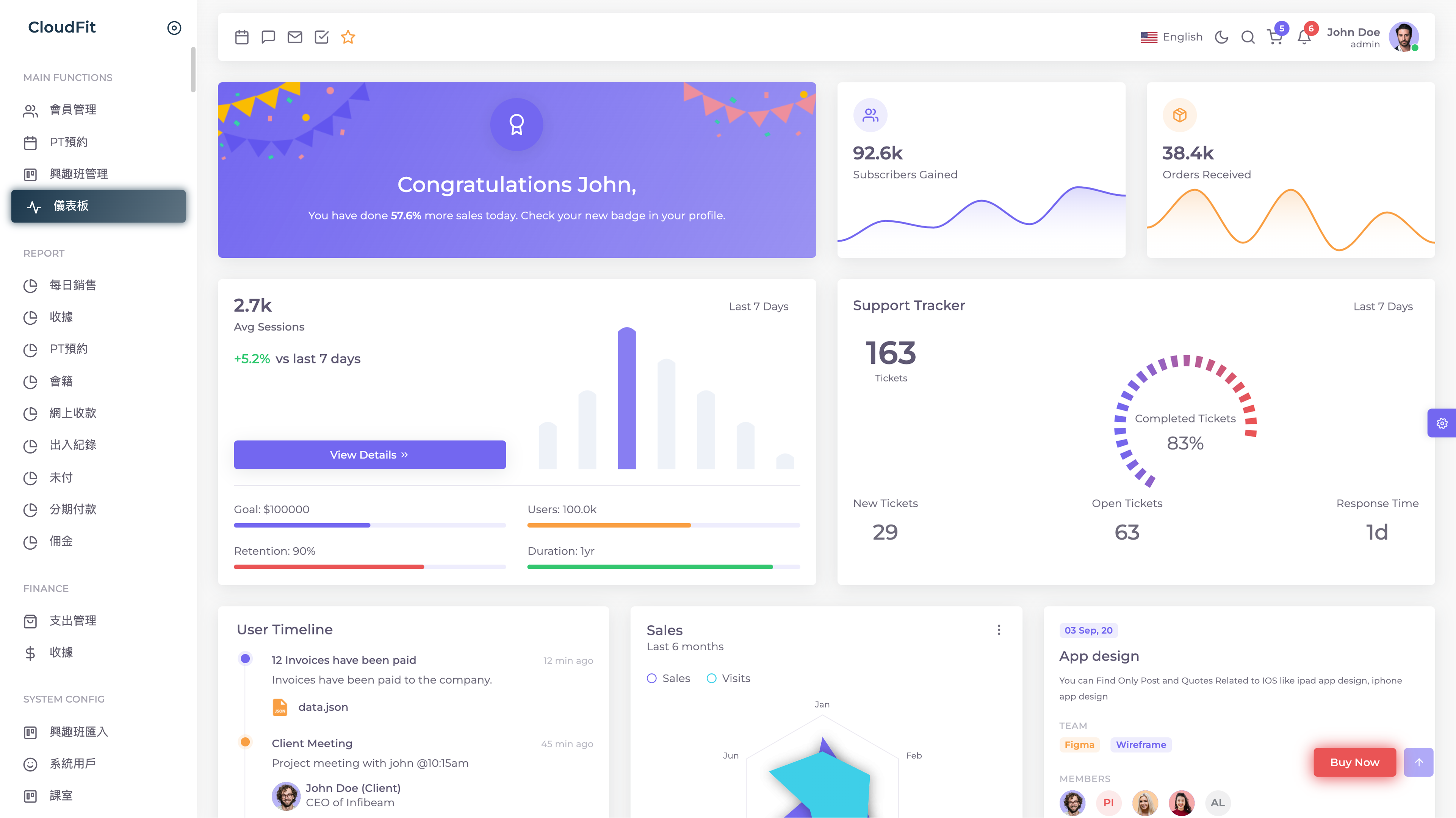 CloudFit 健身中心系統，健身房系統專家｜人臉辨識門禁整合方案, Hong Kong GYM and Fitness room management system